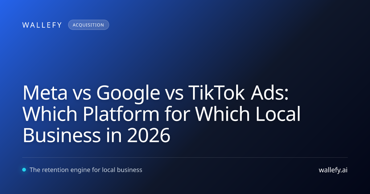 Meta vs Google vs TikTok Ads: Which Platform for Which Local Business in 2026