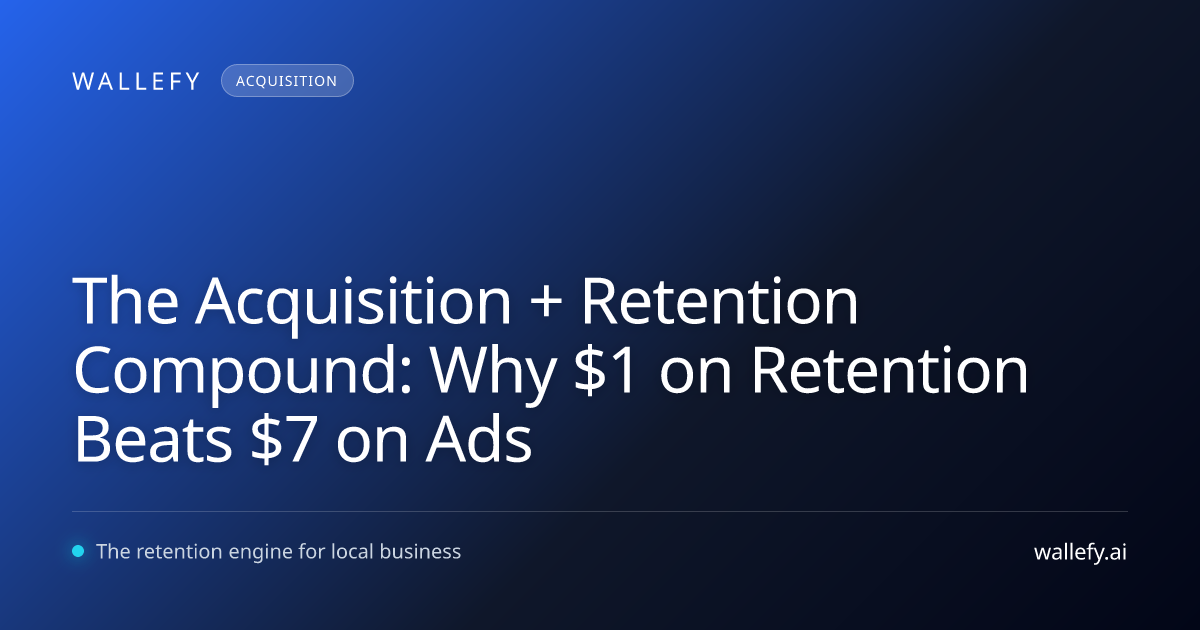 The Acquisition + Retention Compound: Why $1 on Retention Beats $7 on Ads
