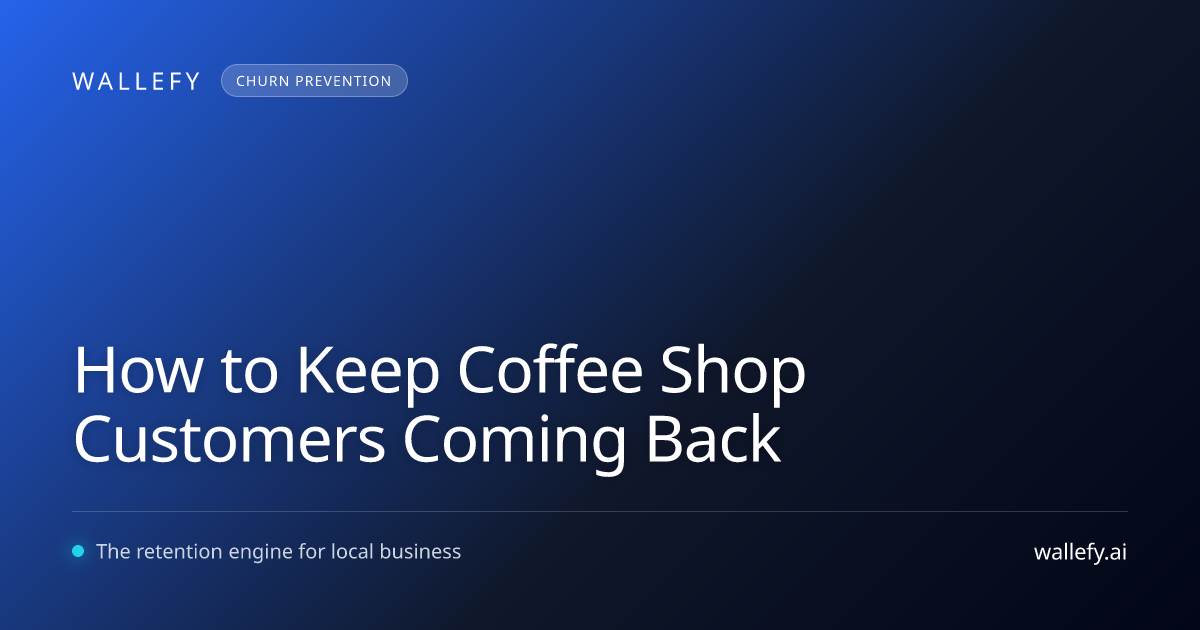 How to Keep Coffee Shop Customers Coming Back