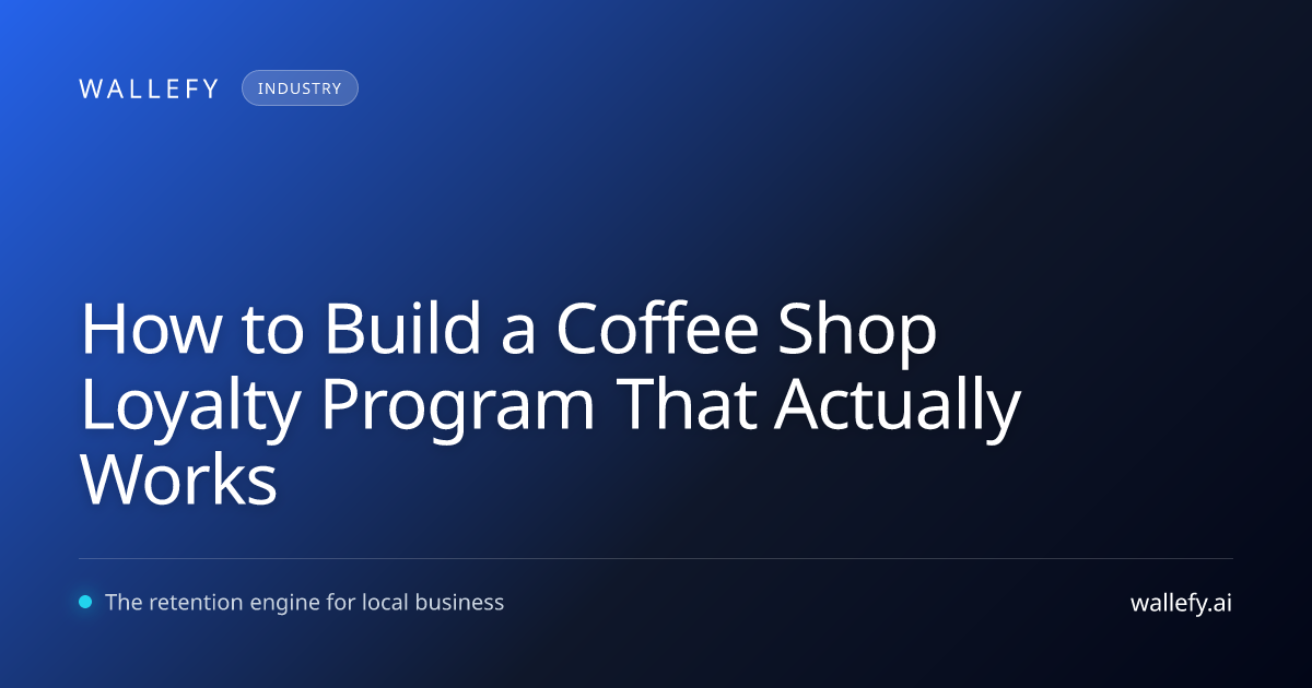 How to Build a Coffee Shop Loyalty Program That Actually Works