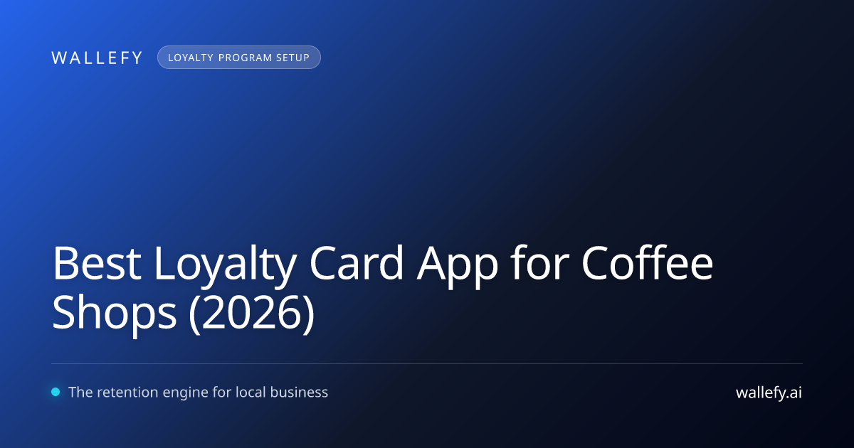 Best Loyalty Card App for Coffee Shops (2026)