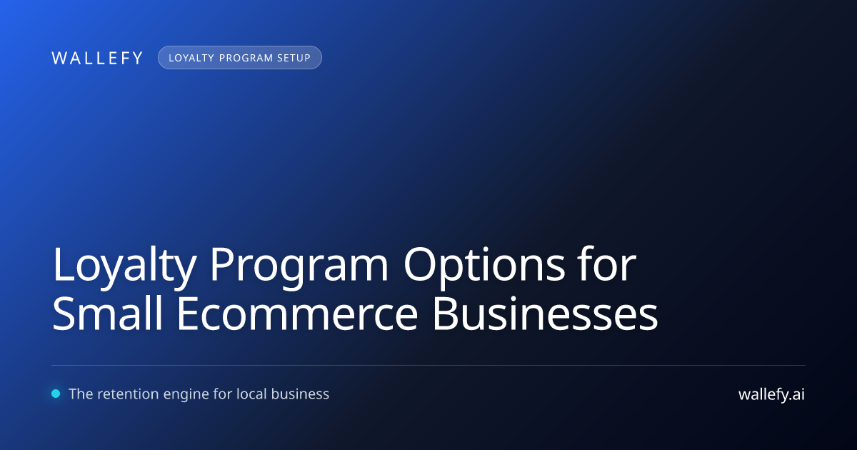 Loyalty Program Options for Small Ecommerce Businesses