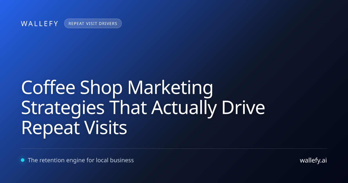 Coffee Shop Marketing Strategies That Actually Drive Repeat Visits