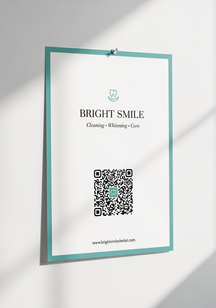 Bright Smile Dental on a poster
