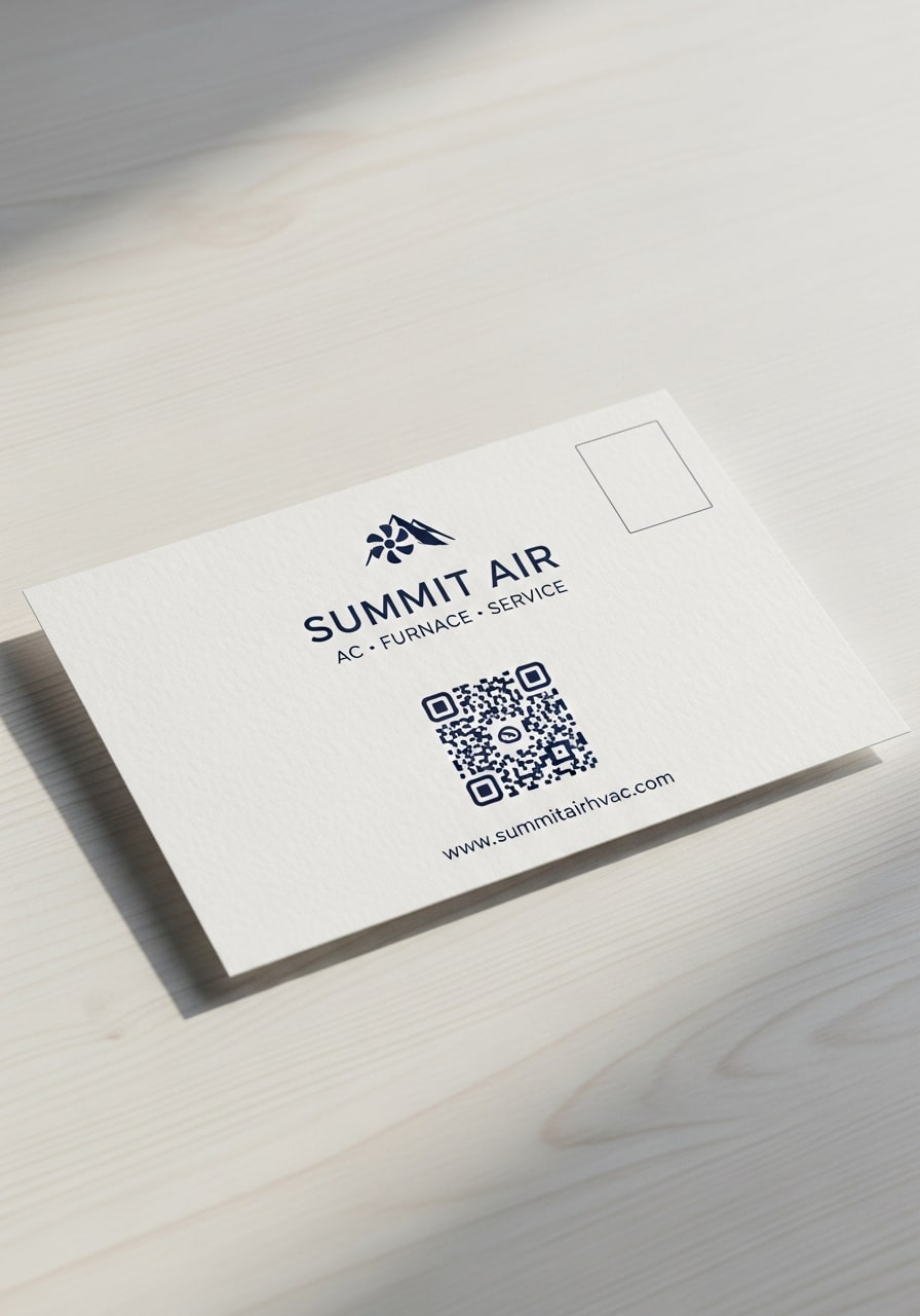 Summit Air HVAC on a postcard