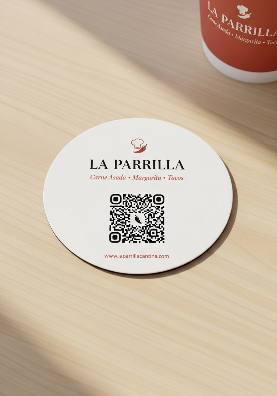 La Parrilla Cantina on a coaster